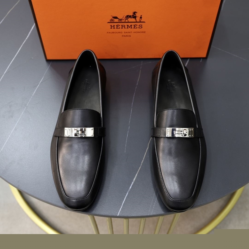 H**mes leather shoes
